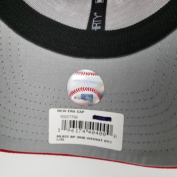 New Era Red Washington Nationals 2023 Batting Practice 39THIRTY Flex Hat L / XL - Picture 7 of 15
